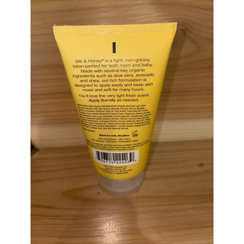 Bella B Silk & Honey Baby Daily Moisturizing Lotion‎ 4OZ